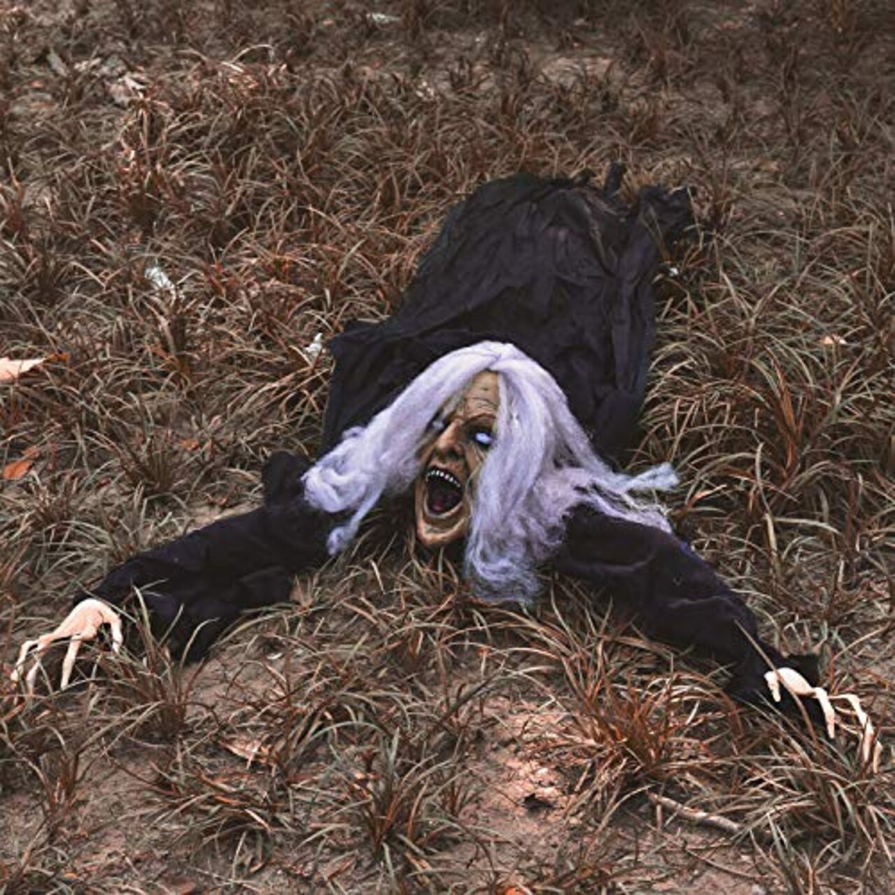 FUN LITTLE TOYS Halloween Décor Groundbreaker Zombie, Scary Outdoor Halloween Decoration